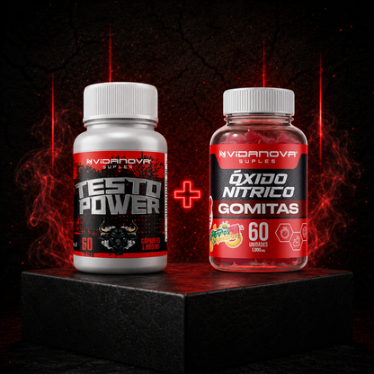 Oferta Pack Rendimiento Diario - Testo Power + Óxido Nítrico💥- Rinde al 100%
